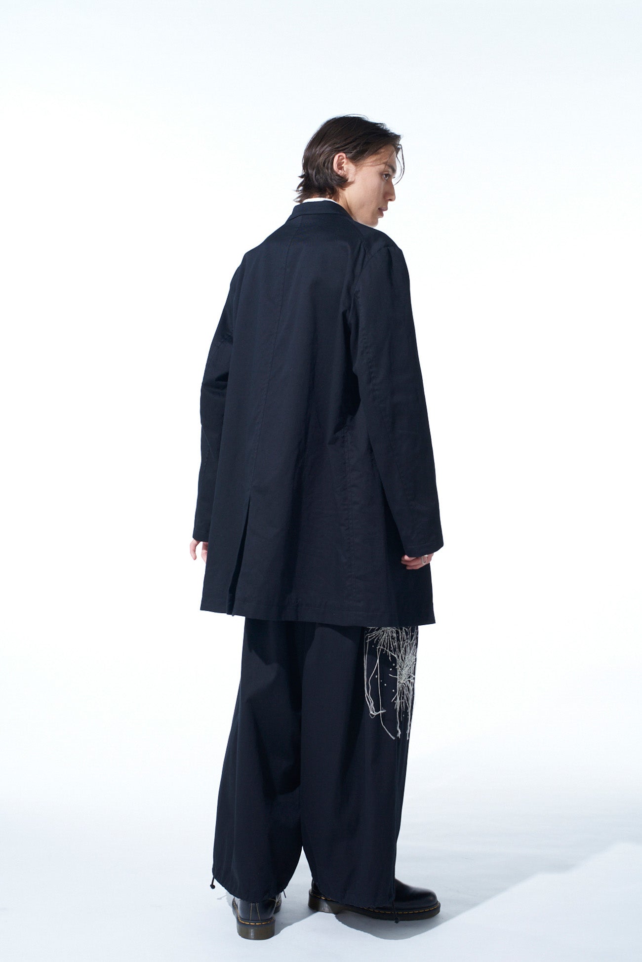 FIREWORKS EMBROIDERY LONG JACKET – THE SHOP YOHJI YAMAMOTO