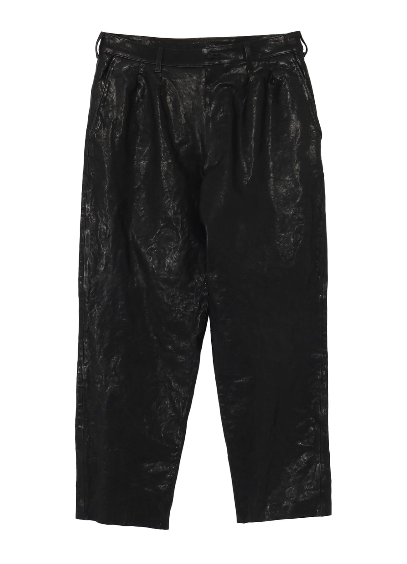 BL ITALIAN SHOULDER TUCK PANTS(S Black): Yohji Yamamoto POUR HOMME