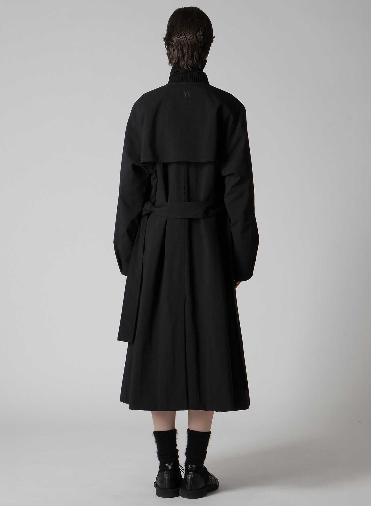 NY/ VINTAGE OXFORD TRENCH COAT(XS Black): Y's｜THE SHOP YOHJI YAMAMOTO