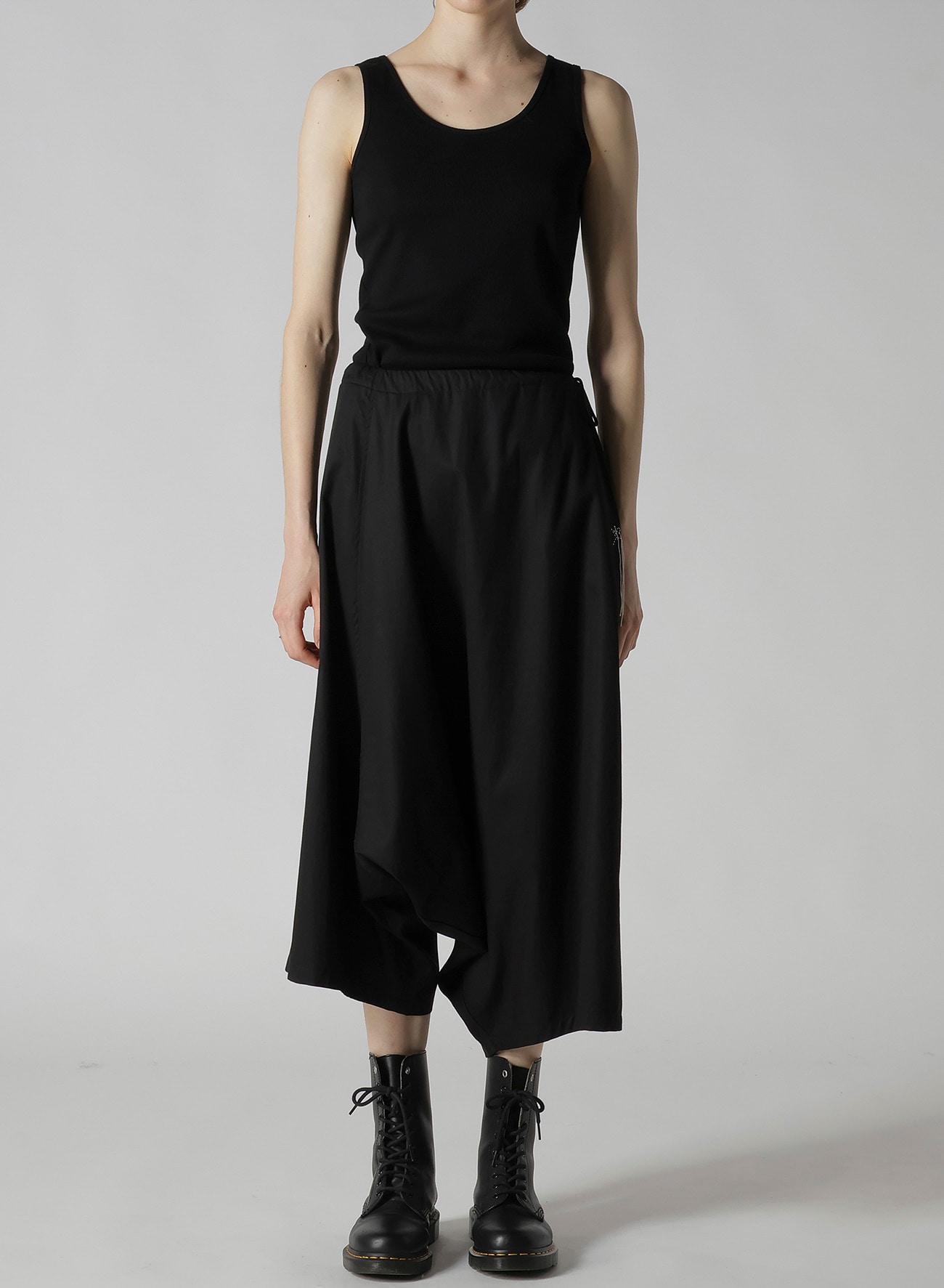 Y'S STITCH SAROUEL PANTS(S Black): Y's｜THE SHOP YOHJI YAMAMOTO