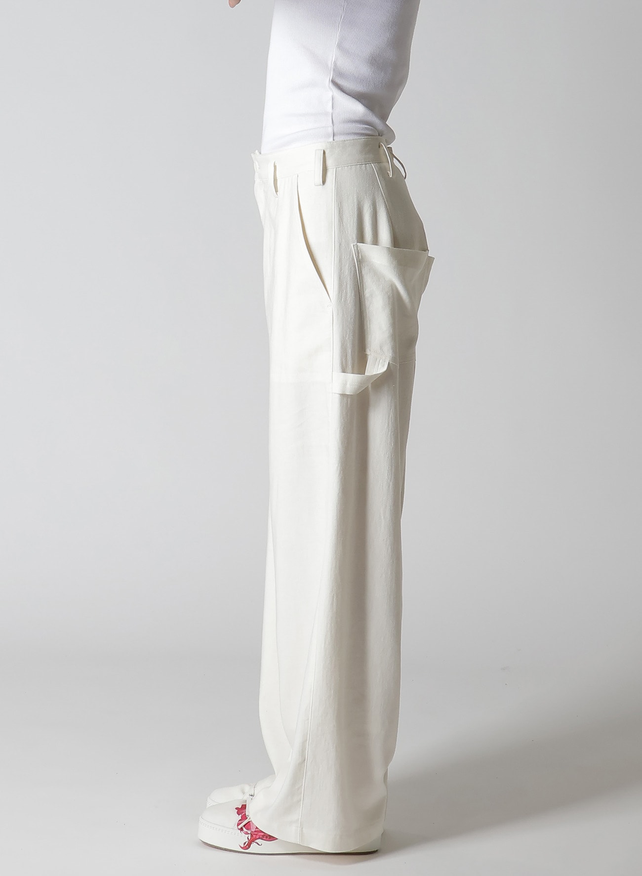 RY/LI CANVAS WORK PANTS(XS Off White): Vintage｜Special Price｜THE