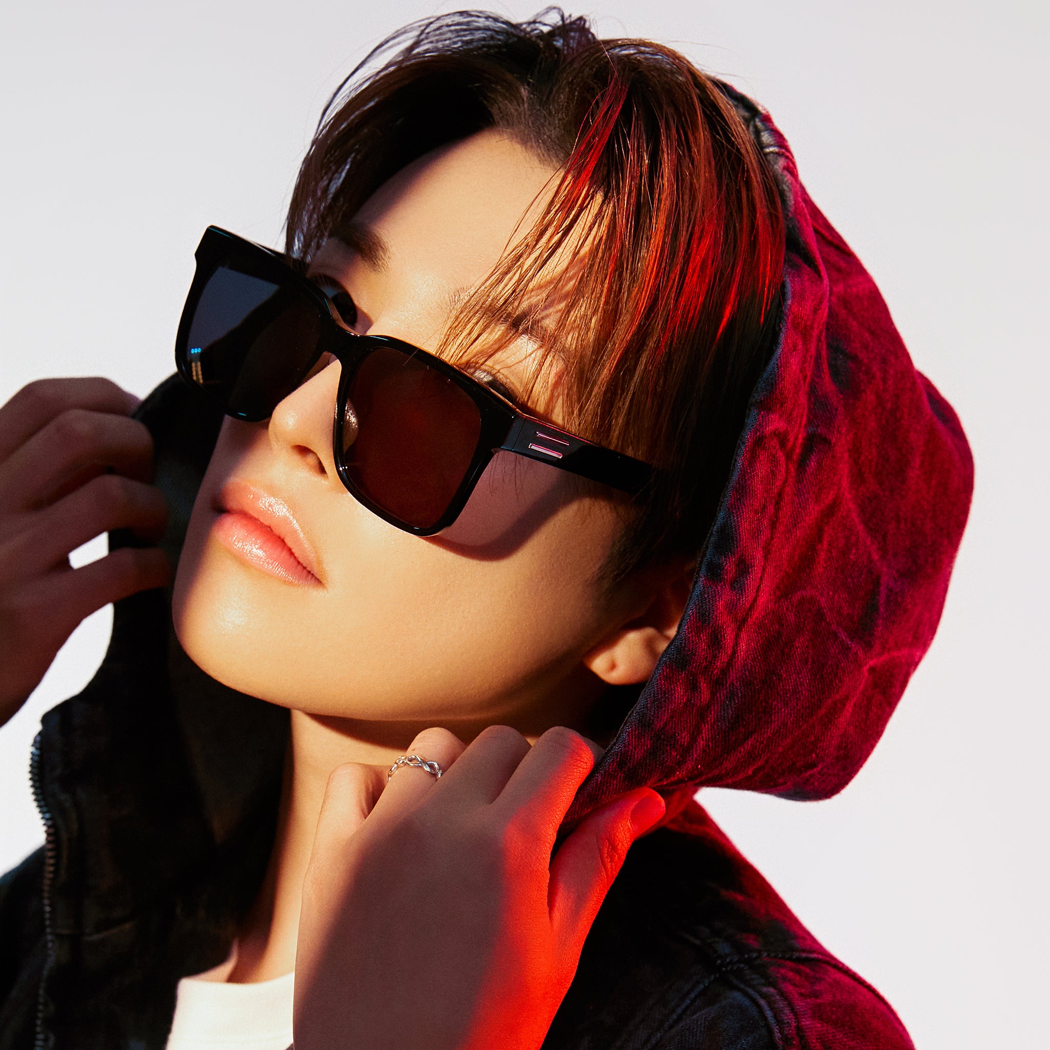 AT SQUARE 01 BLACK FRAME DARK SMOKE LENS – The Silent Soul