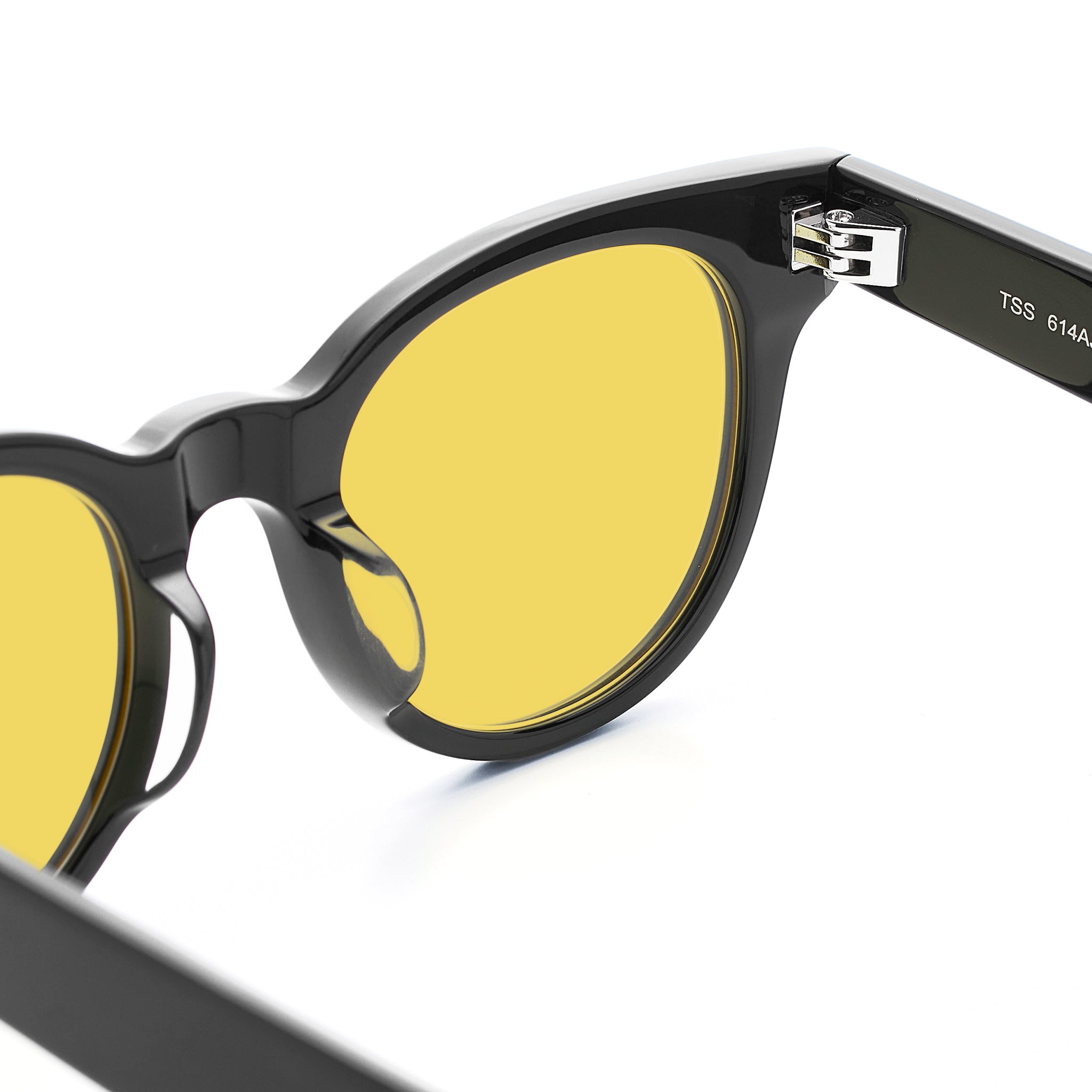 TSS 614AJ BLACK FRAME BRIGHT YELLOW LENS – The Silent Soul