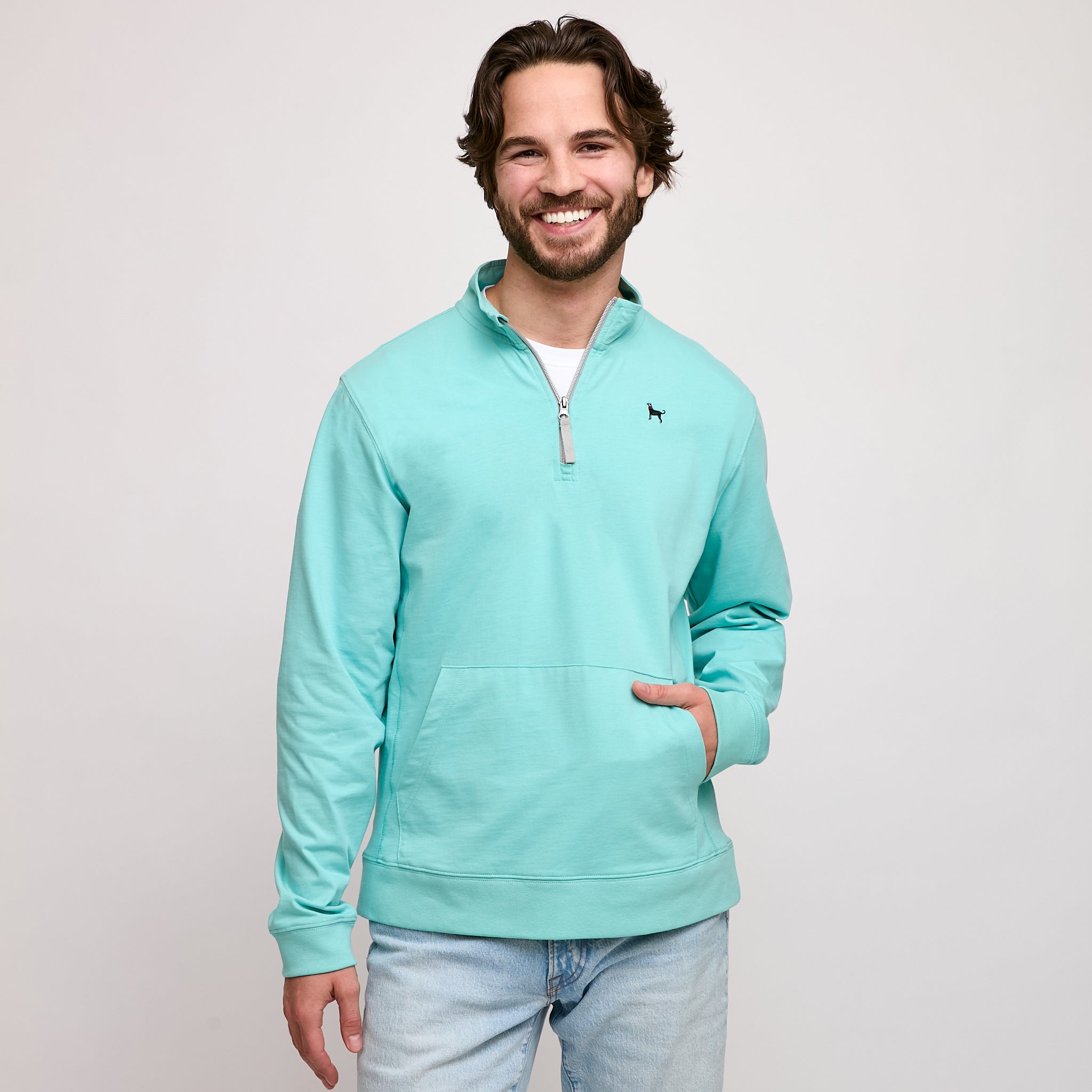 Mens Quarter Zip Cadet – The Black Dog