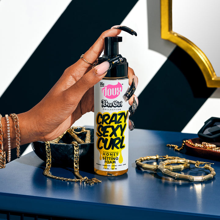 The Doux CRAZYSEXYCURL™ Honey Setting Foam | Honey Mousse
