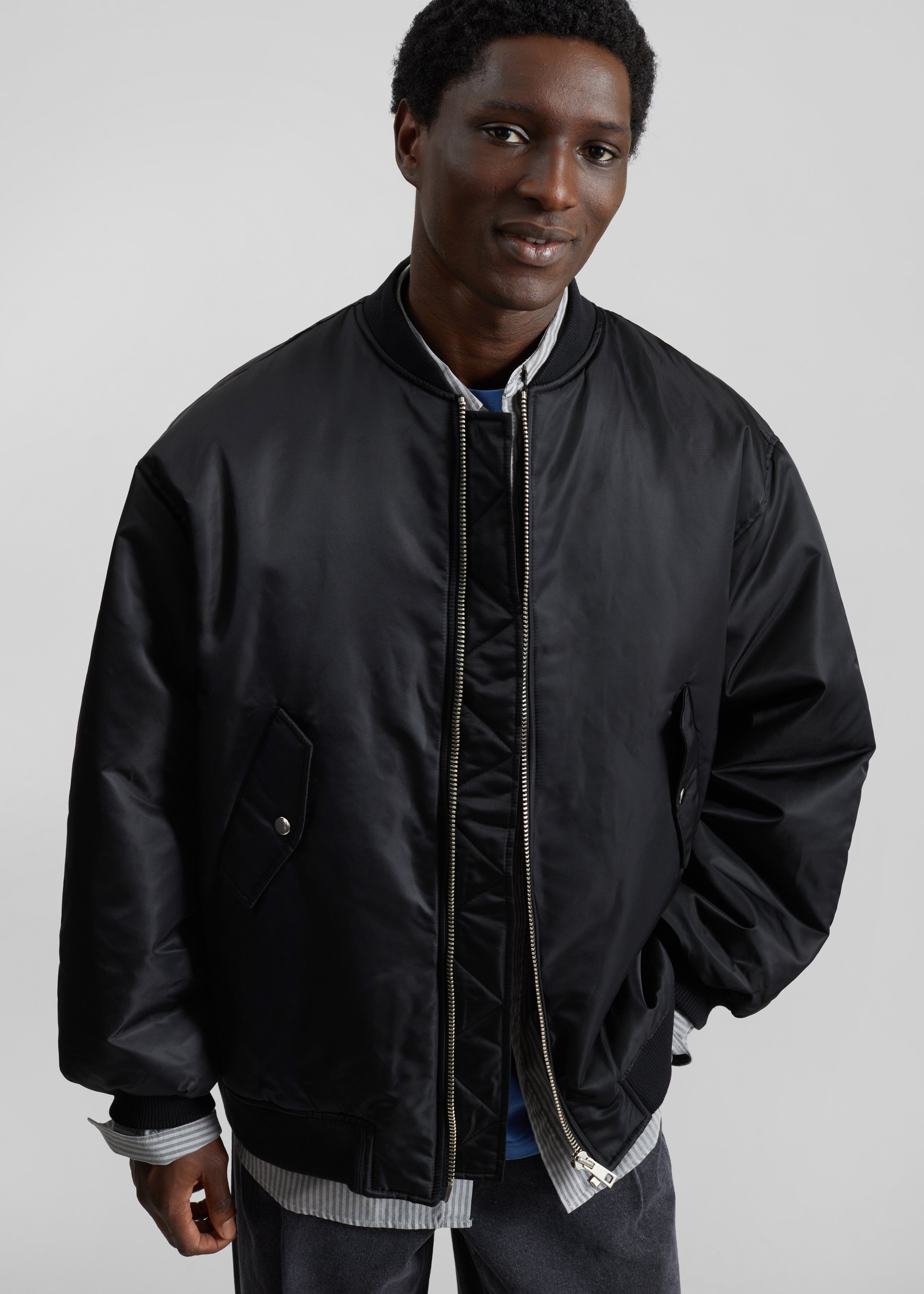 Seth Oversized Jacket - Black – The Frankie Shop