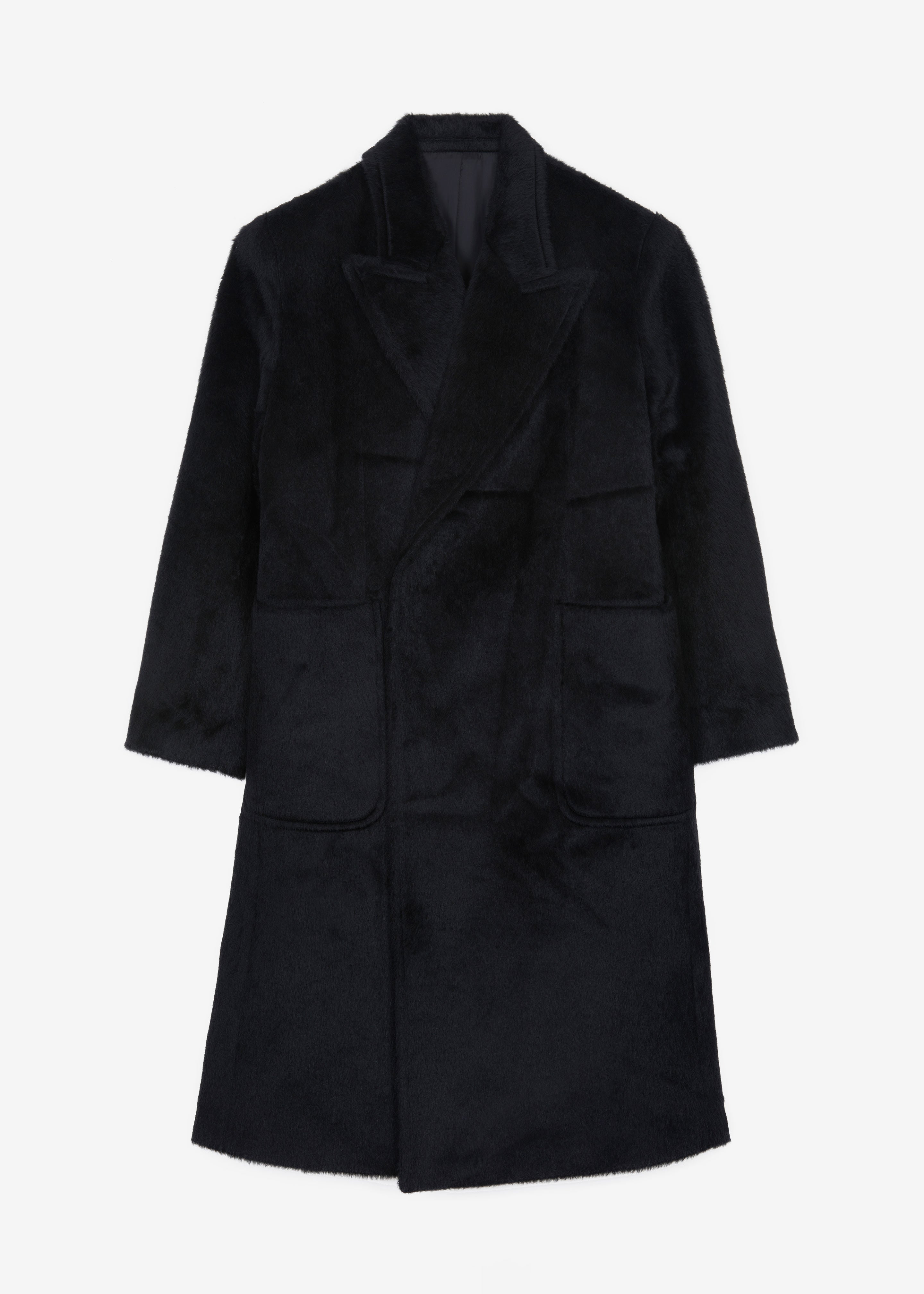 Jaylene Oversized Wool Coat - Black – The Frankie Shop