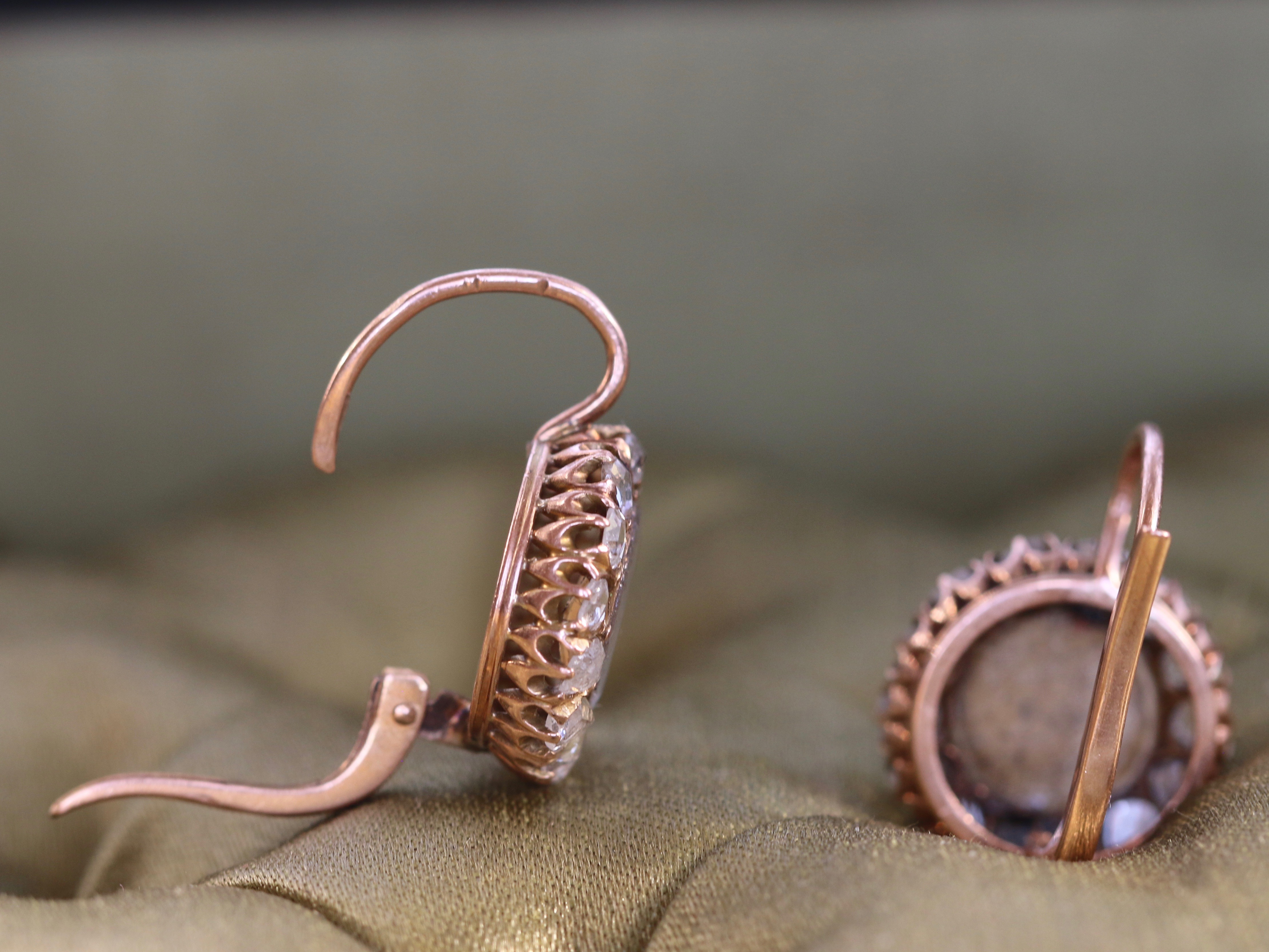 19世紀中期・マリー アントワネット・ミニアチュール・ローズカット