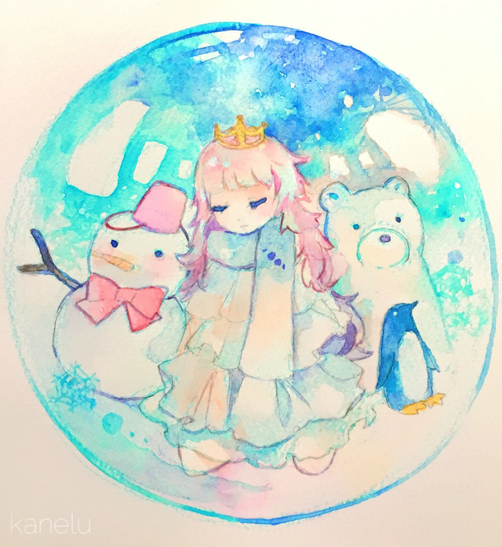 スノードーム | 愛友(Mayuu) ｜インテリア絵画 アートの専門通販