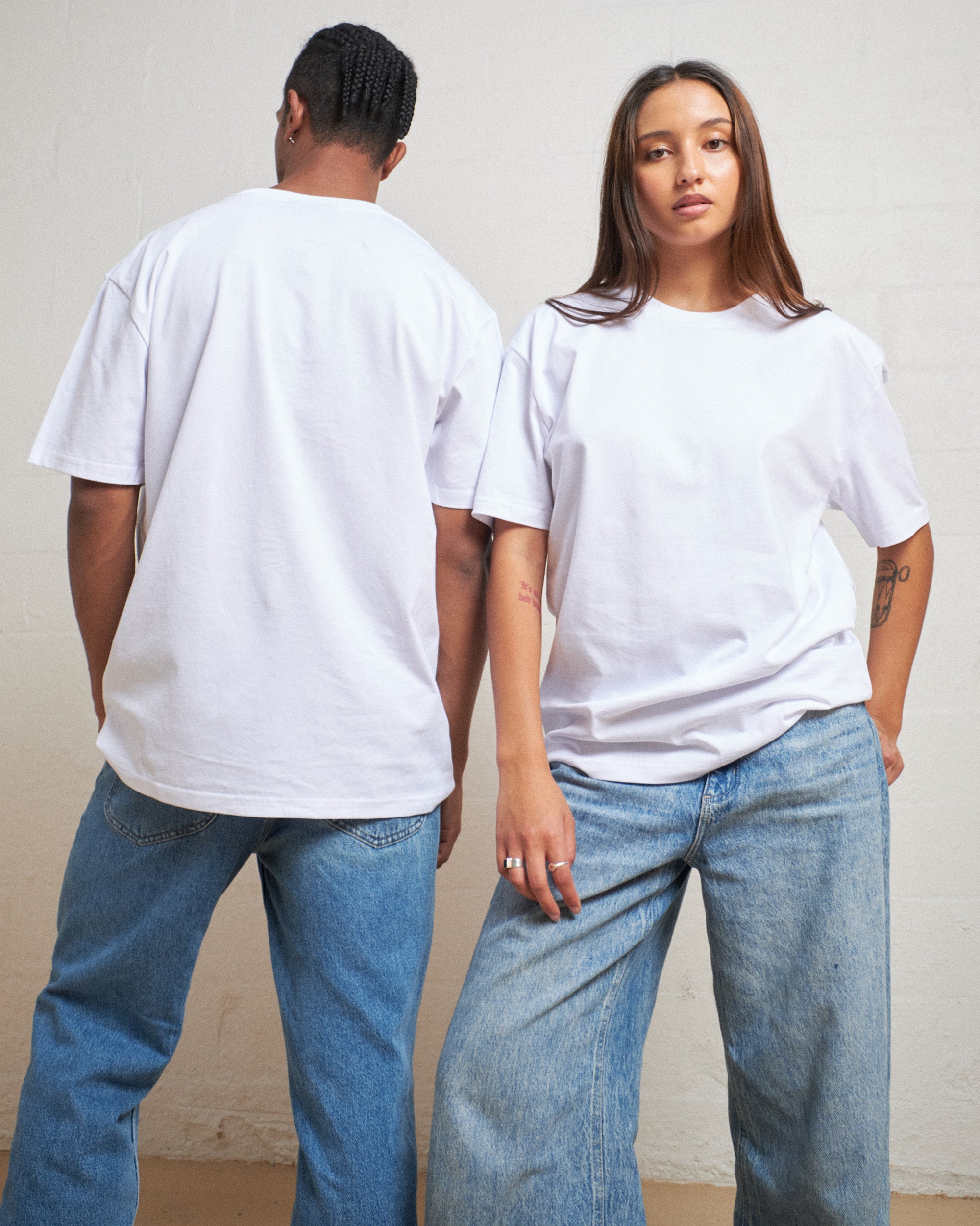 Oversized Tee 2-Pack: White | Threadheads