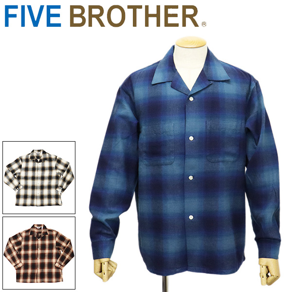 正規取扱店 FIVE BROTHER (ファイブブラザー) 152570 CHECK ONE-OP
