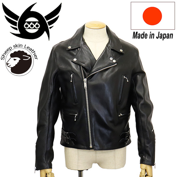 正規取扱店 666 LEATHER WEAR LJM-1 U.K. サイドベルト シープスキン