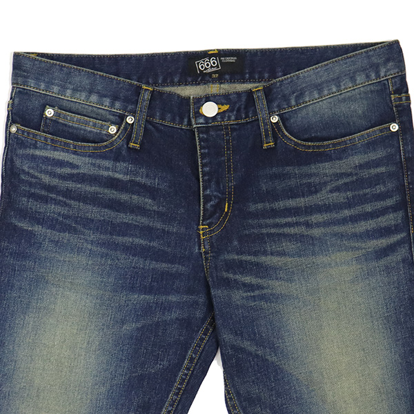 666 ORIGINAL SOP0018 ストレッチデニム スリムジーンズ インディゴ