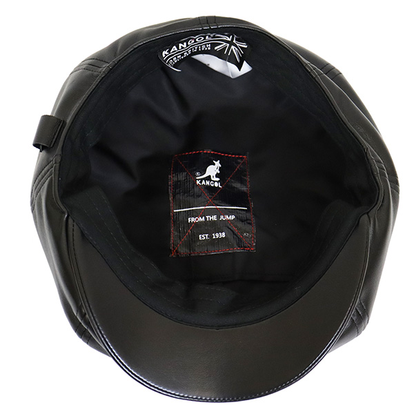 KANGOL (カンゴール) 233069629 FAUX LEATHER CAP フェイクレザー