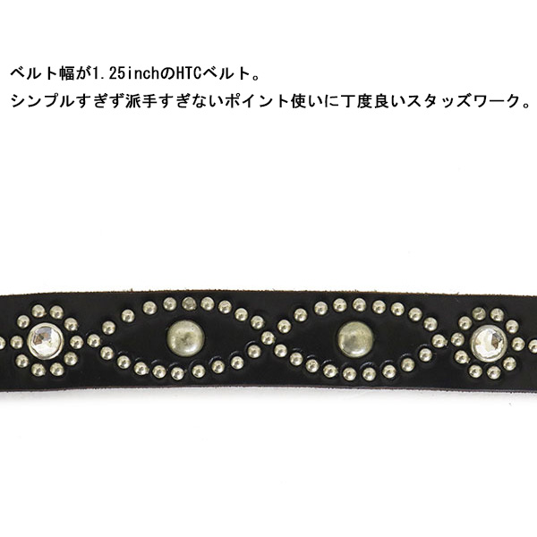 正規取扱店 HTC(Hollywood Trading Company) Belt #D-Style Studs