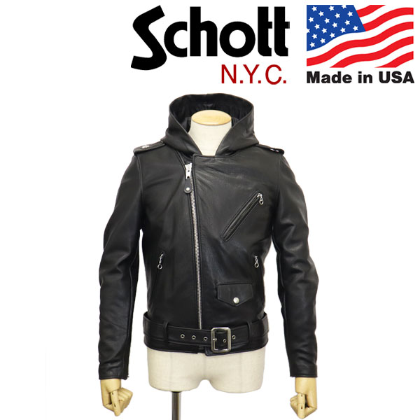 正規取扱店 Schott (ショット) 3950106 503HDT HOODED ONESTAR フード