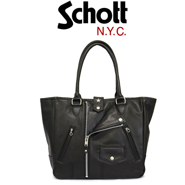 正規取扱店 Schott (ショット) 4976008 LEATHER RIDERS TOTE BAG