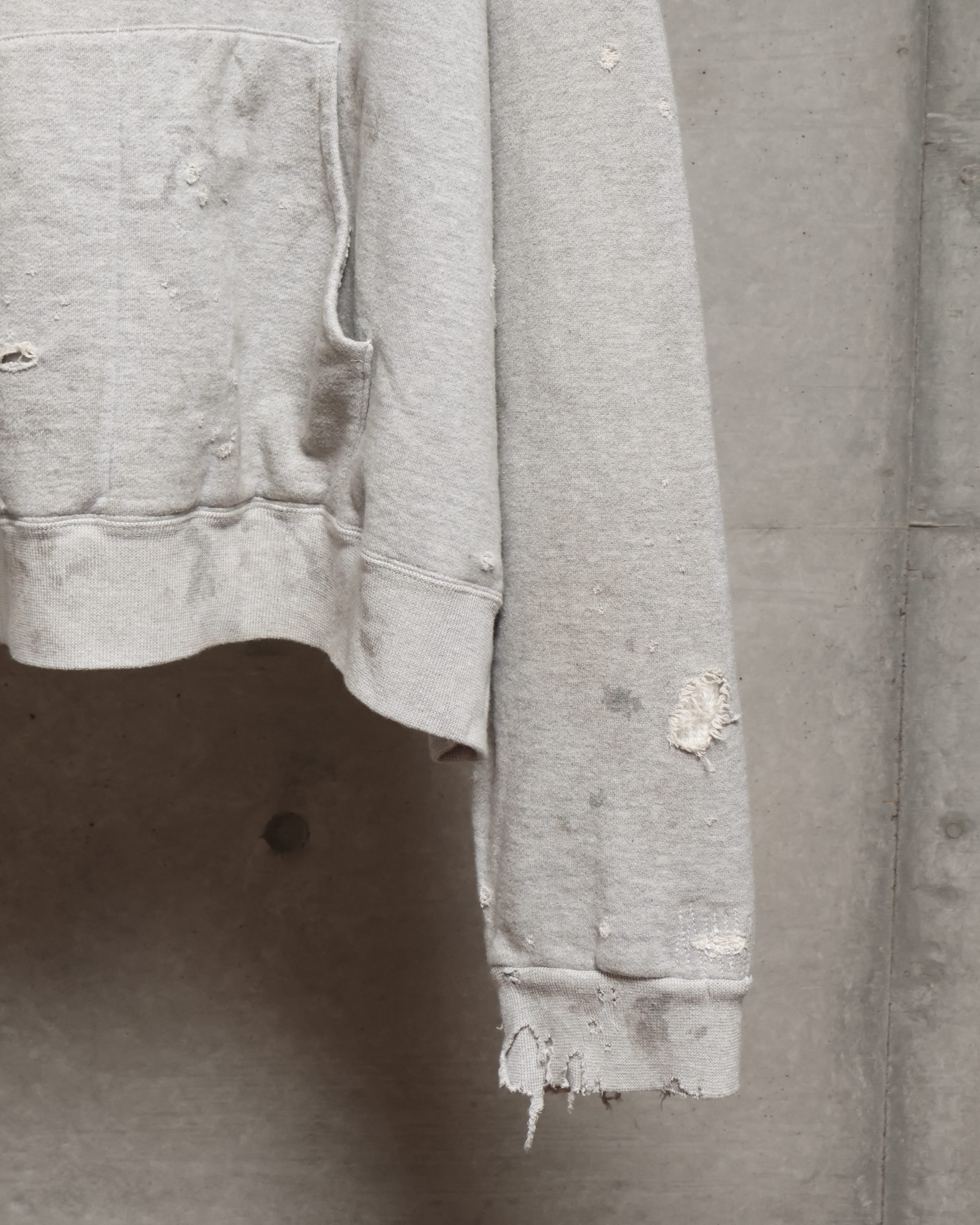 DOUBLE FACE HOODIE GRAY – TIME AFTER TIME