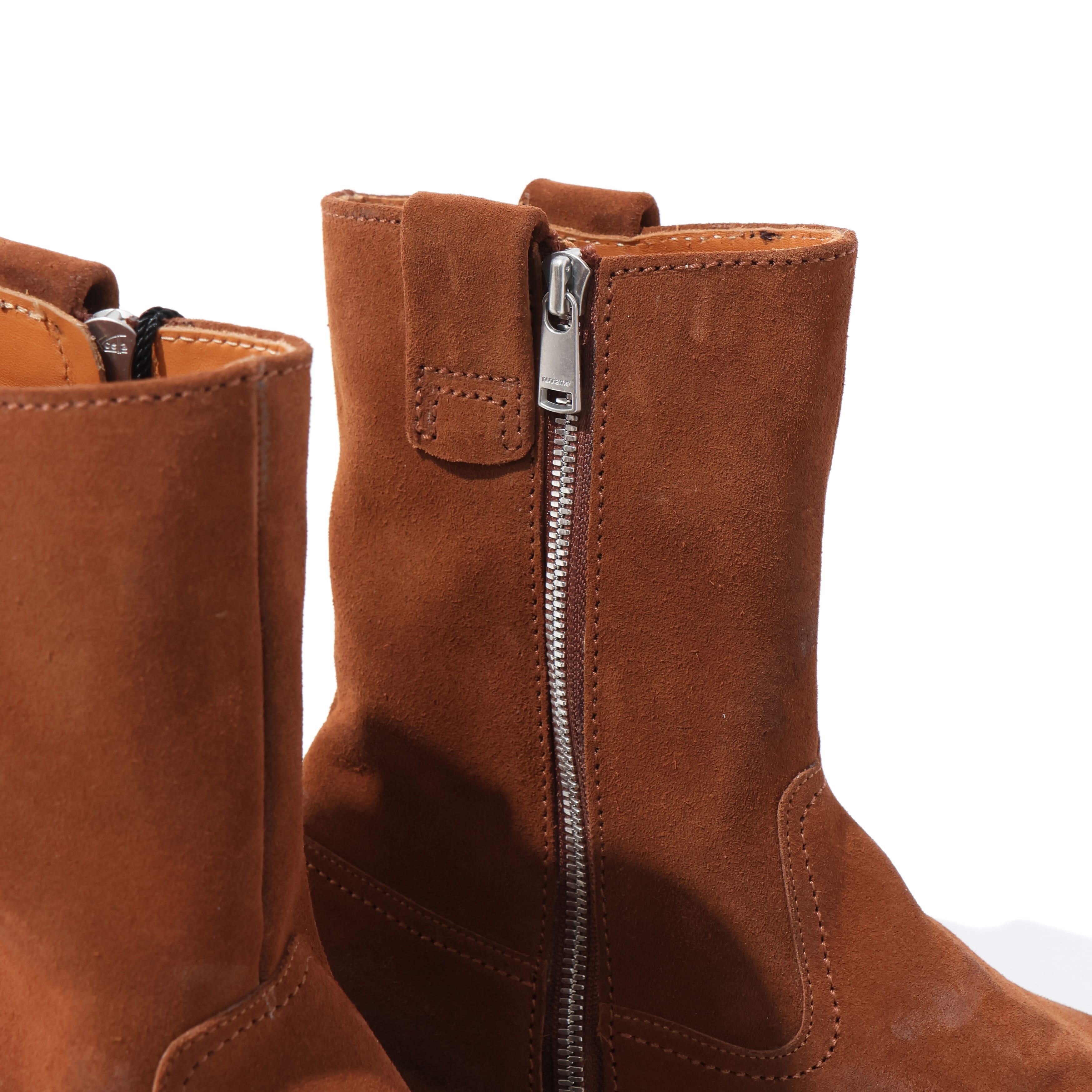 WORKER ZIP UP BOOTS COW LEATHER – TIME AFTER TIME