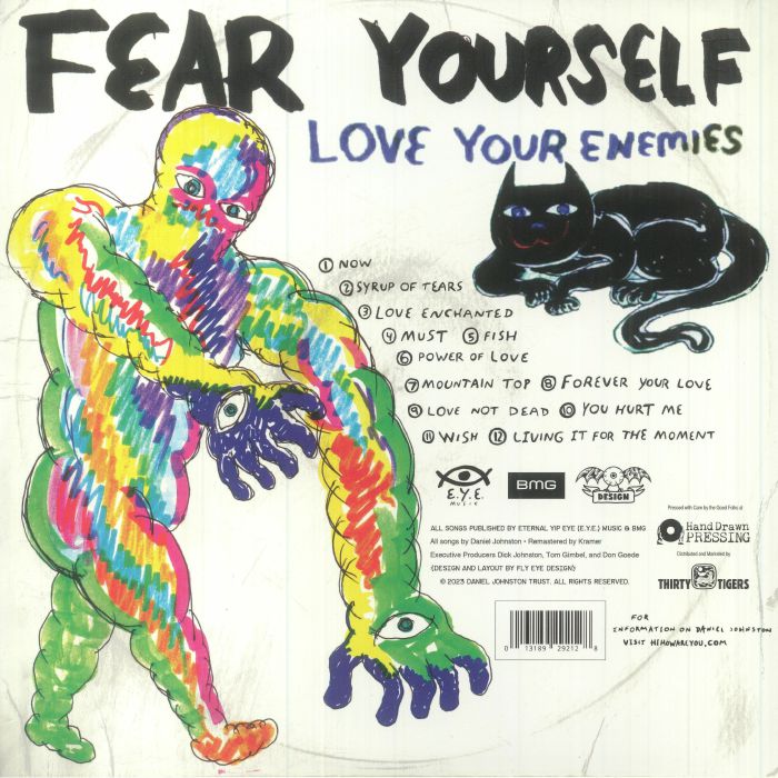 DANIEL JOHNSTON (ダニエル・ジョンストン) - Fear Yourself (UK 限定