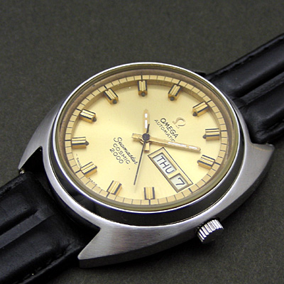 オメガ シーマスター コズミック2000 デイデイト シャンパンゴールド