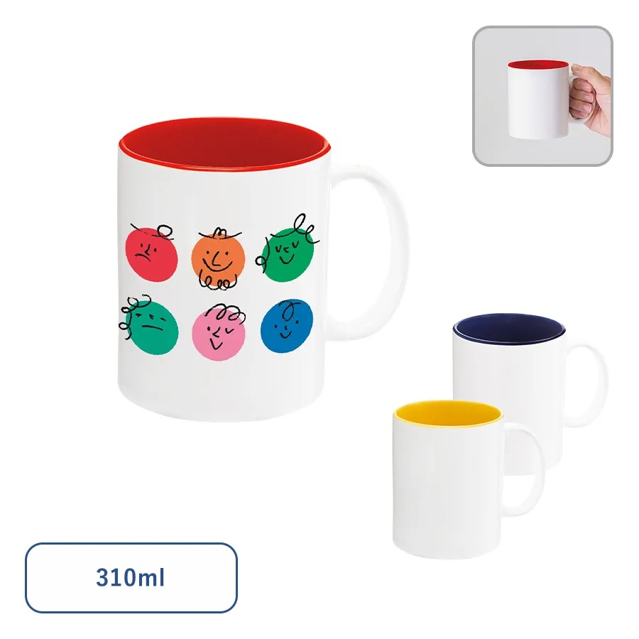 陶器マグストレート バイカラー – ノベルティグッズのティーノプラン