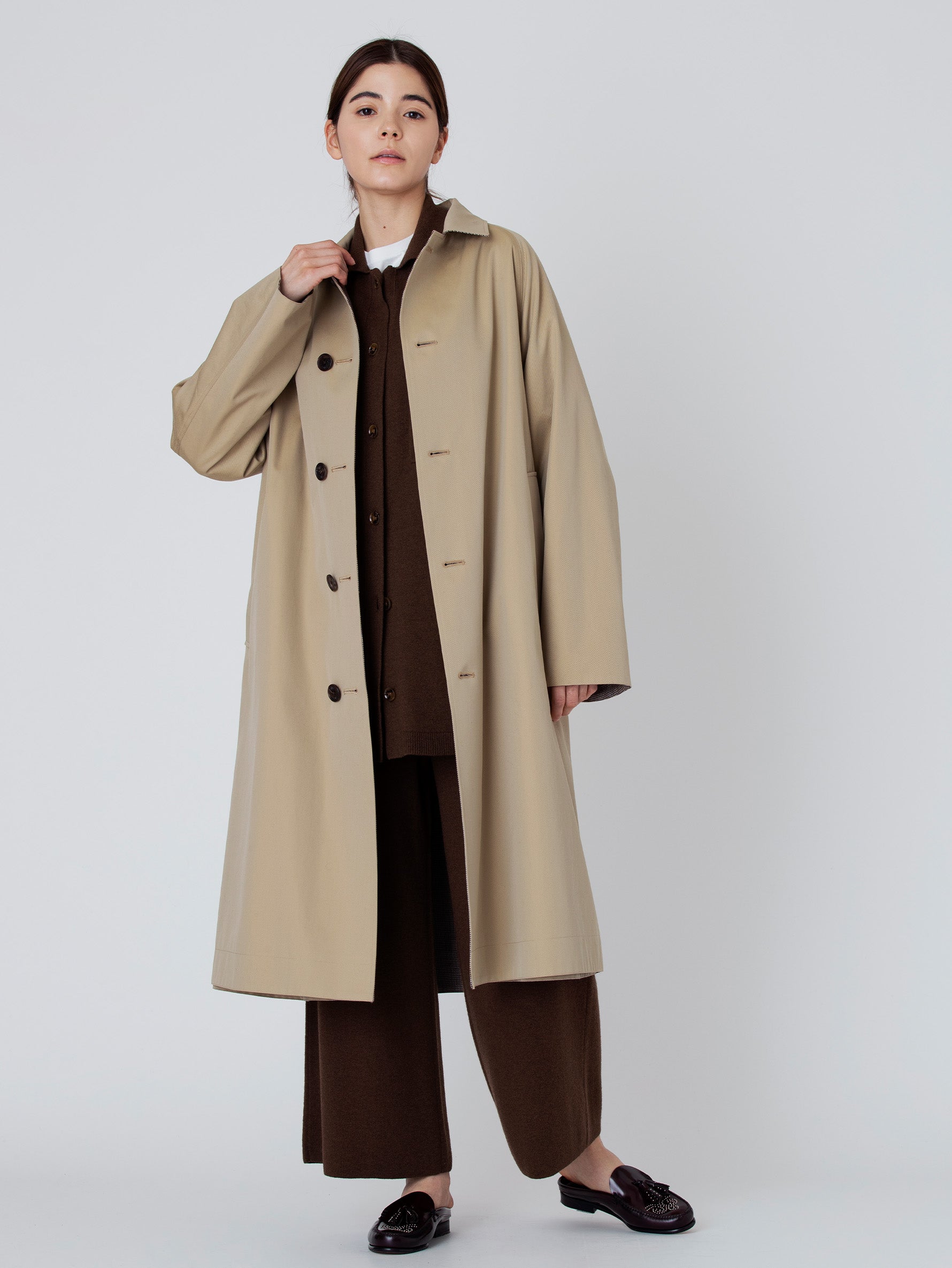 リバーシブルステンカラーコートクラシックUNI/TBBA-002