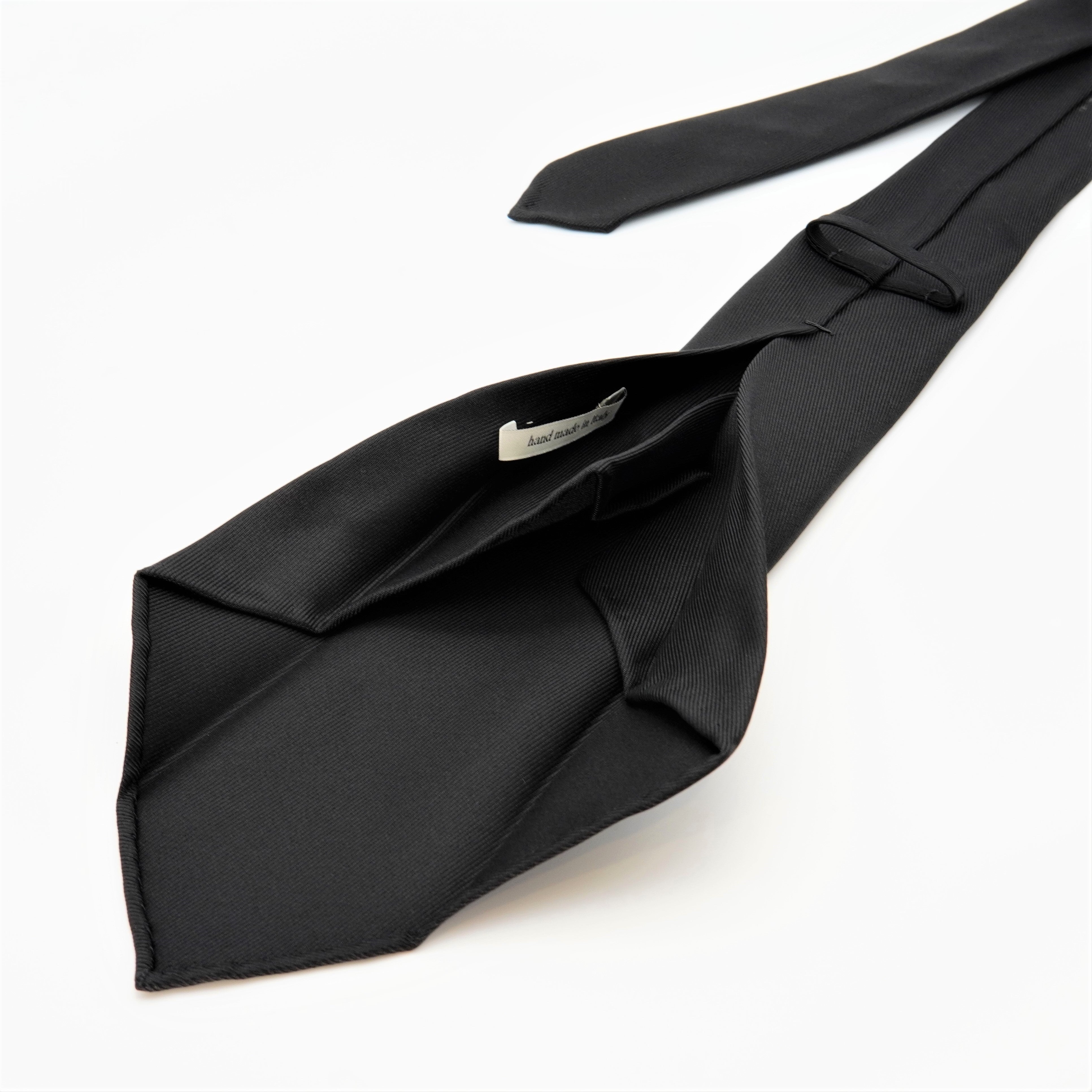 TIEYOURTIE SOLID 50ozROYAL TWILL SETTEPIEGHE NECKTIE – TIE YOUR TIE