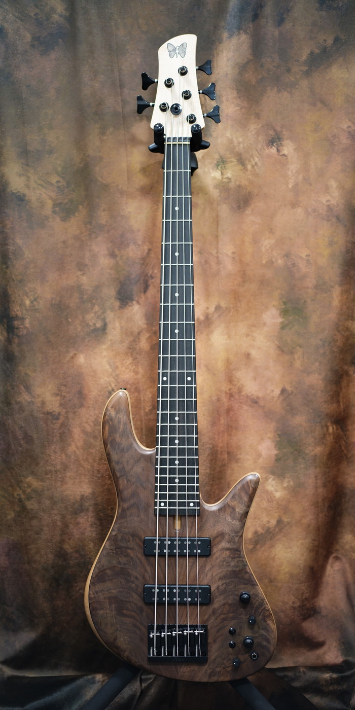 Fodera Emperor 5 Standard Special Flame Walnut / ベース専門店