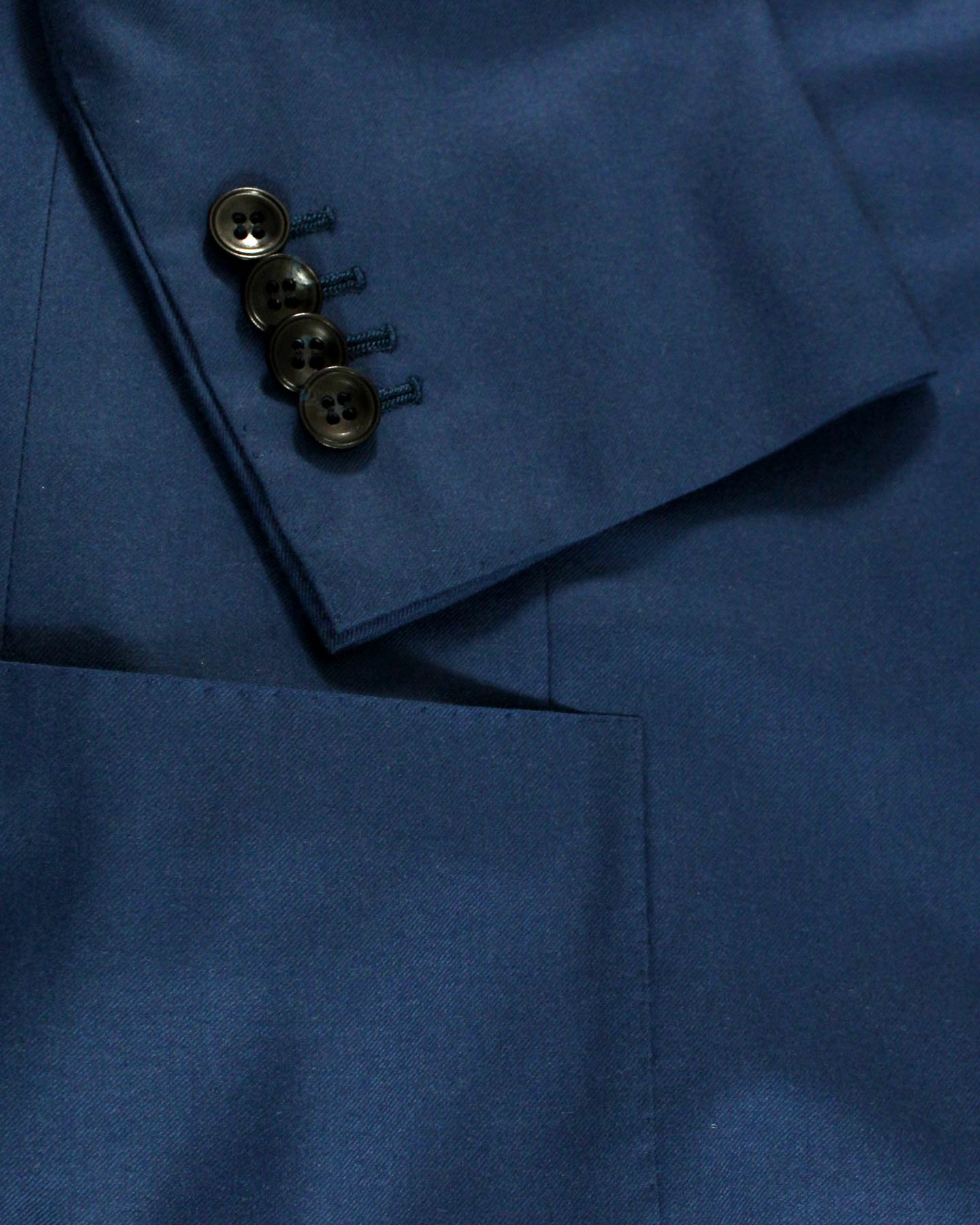 Kiton Suit Dark Blue 14 Micron Wool EU 48 - US 38 R - Tie Deals