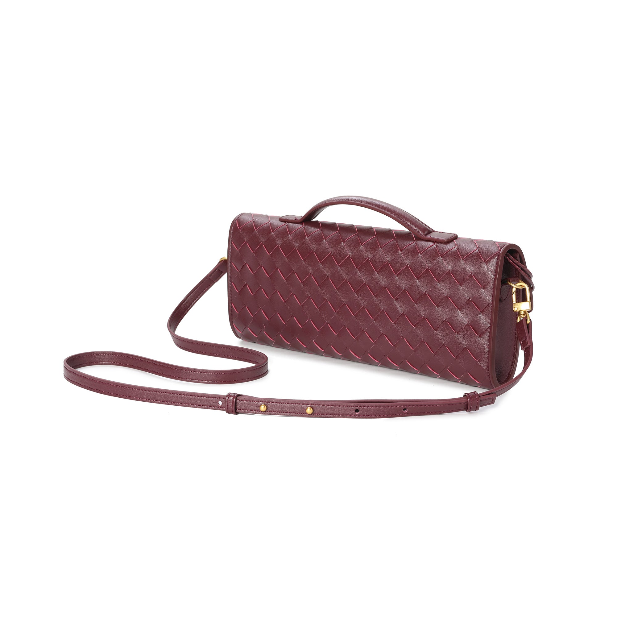 Hand-Woven Long Leather Clutch – Tiffany & Fred Paris