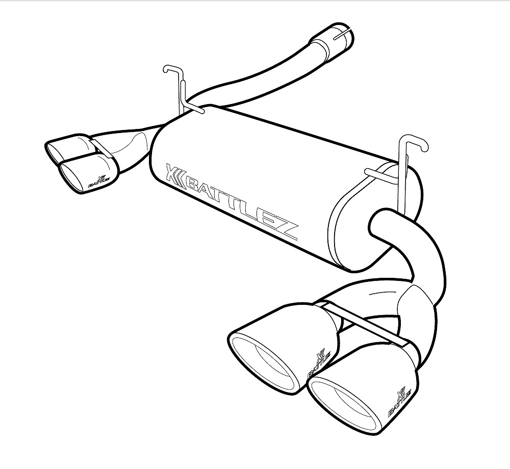 JAOS BATTLEZ マフラー ZS-4 -JL36L- / タイガーオートショッピング