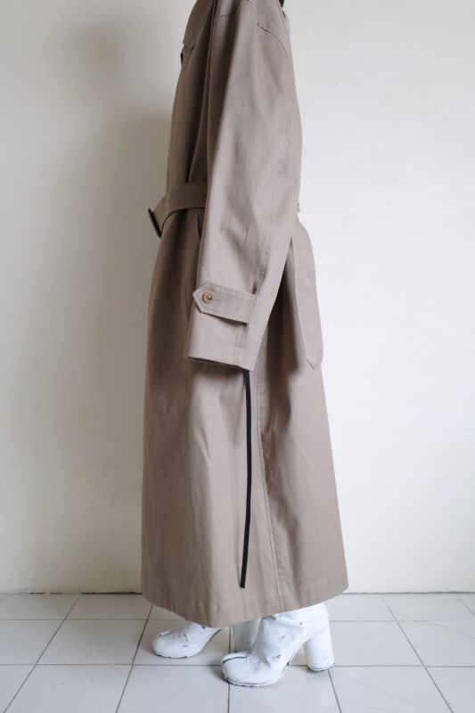 stein OVERSIZED DOUBLE LAPELED TIELOCKEN COAT - tity