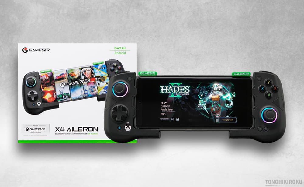 GameSir X4 Aileron」レビュー｜左右分離型、モバイルゲーム
