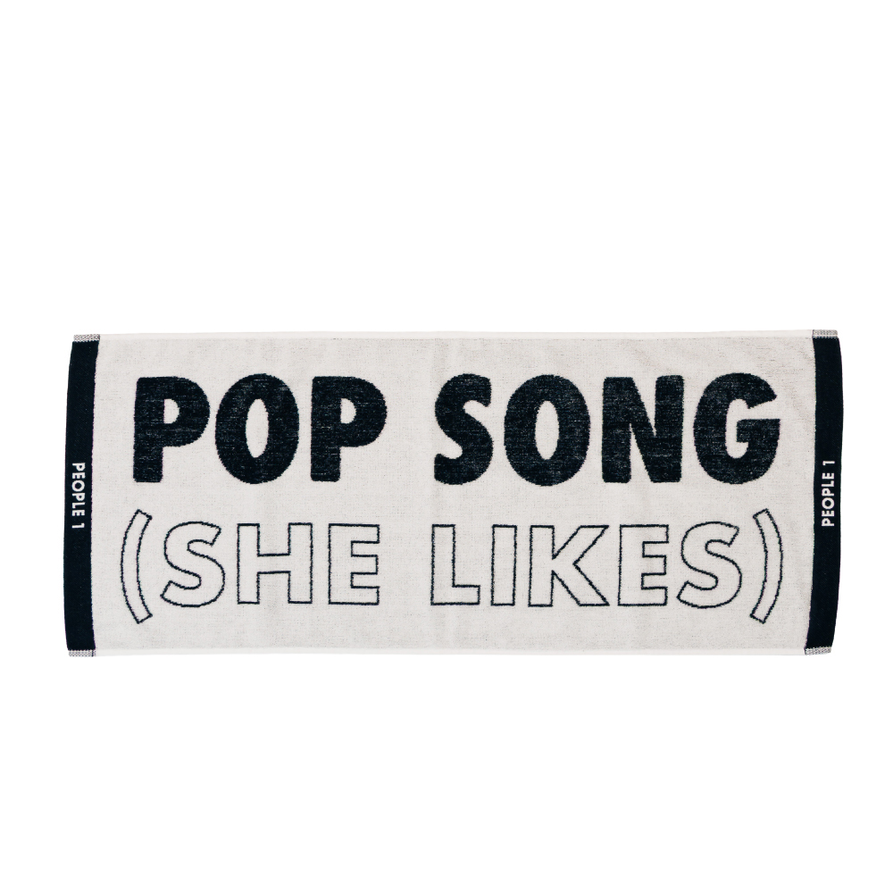 PEOPLE 1 TOWEL3 / BLACK×WHITE | TOoKA BASE