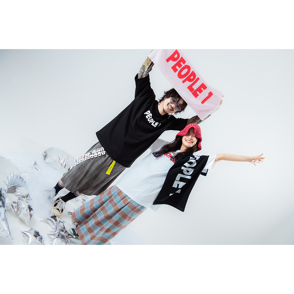 PEOPLE 1 TOWEL3 / BLACK×WHITE | TOoKA BASE