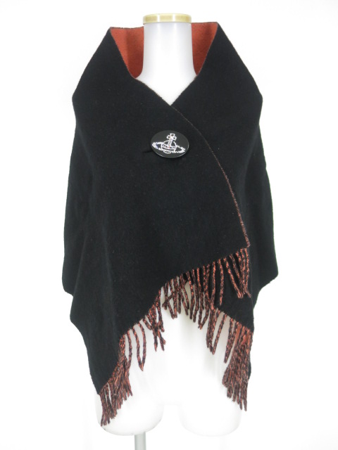 Vivienne Westwood ボタン付きウールストール ヴィヴィアンウエスト