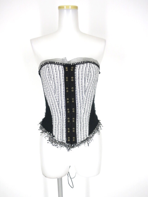 Alice auaa ストラップレス チェック柄ワンピース