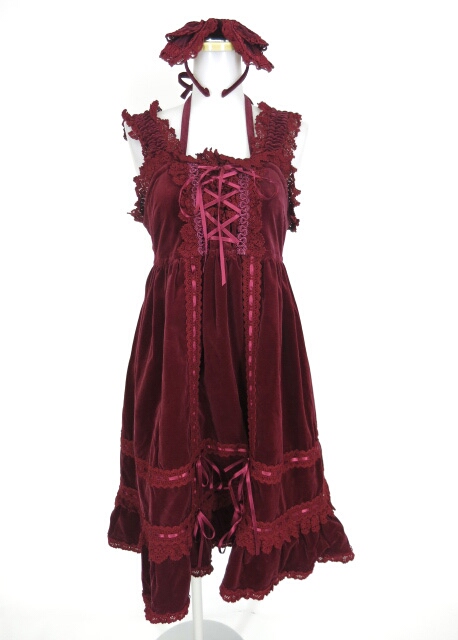 BABY, THE STARS SHINE BRIGHT 別珍ベビードールジャンパースカート