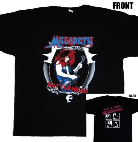 MEGADETH】ロックTシャツ メンズ バンドTシャツ メンズ MEGADETH RUST