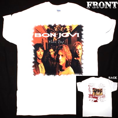 BON JOVI】 バンドTシャツ ロックTシャツ BON JOVI These Days Tour