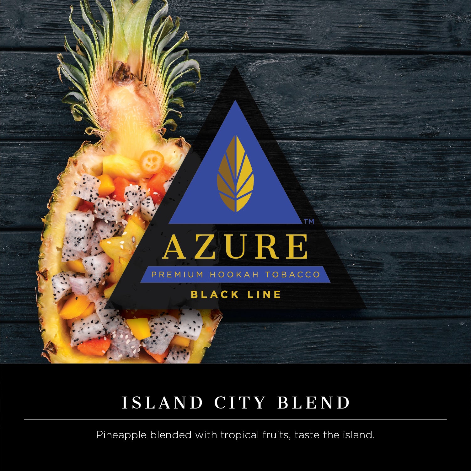 Tokyo Shisha - Island City Blend / Black Line (Azure/アズア)