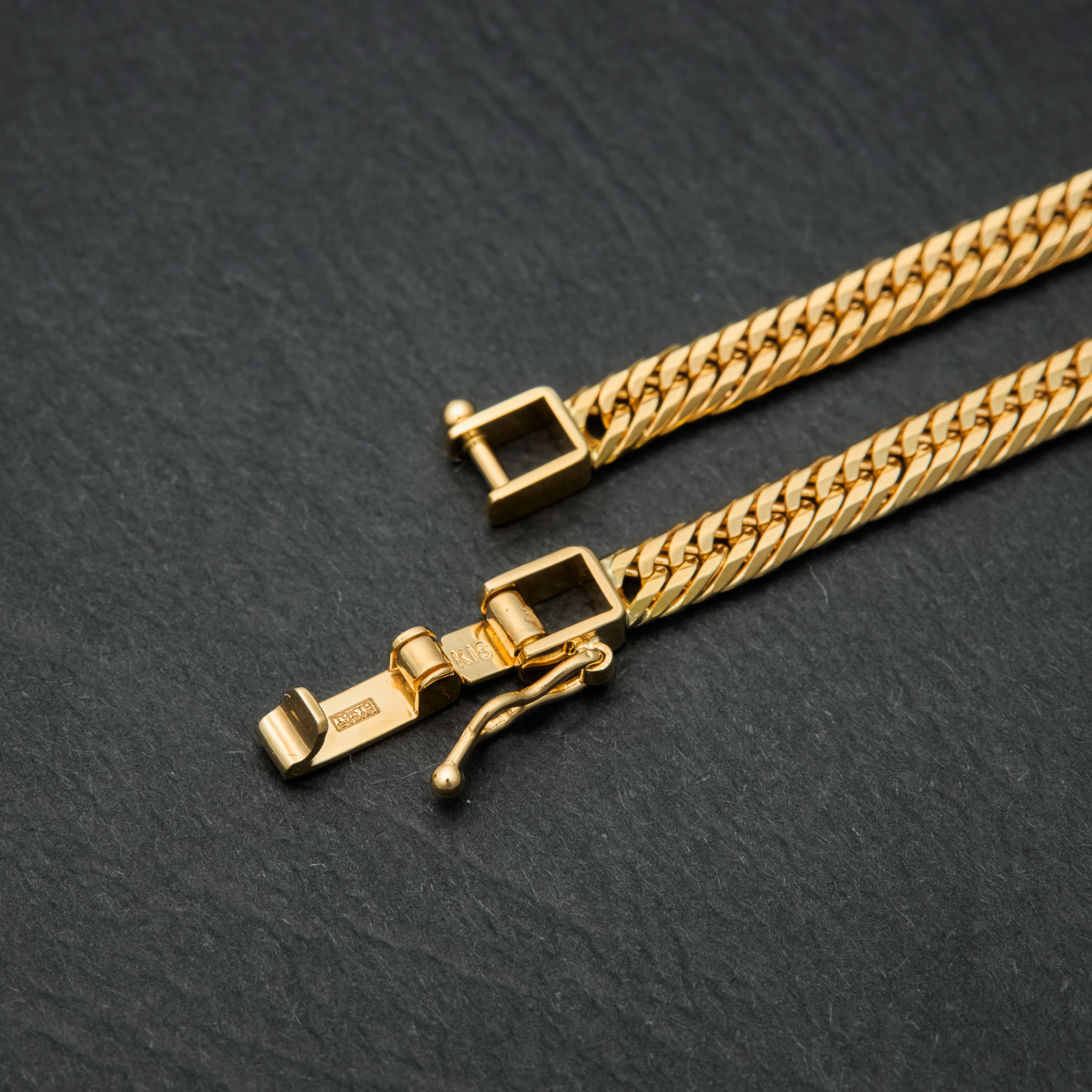 喜平ブレスレット / 18金 イエローゴールド（K18 トリプル12面カット