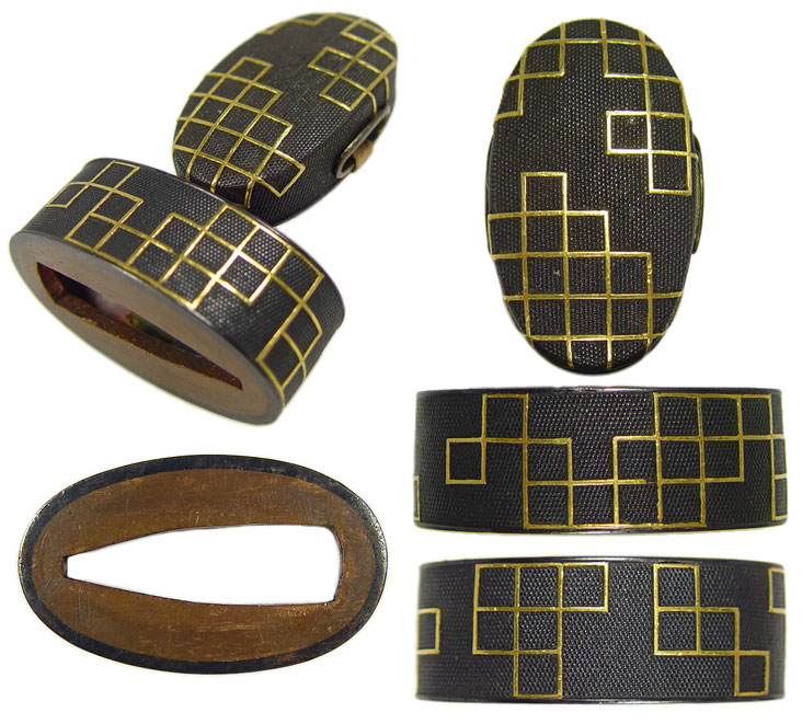 日本刀の縁頭・金升模様｜日本刀・刀剣 販売専門店・東京【十拳】