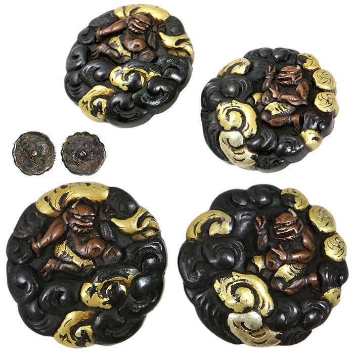 日本刀の目貫・風神雷神｜日本刀・刀剣 販売専門店・東京【十拳-】