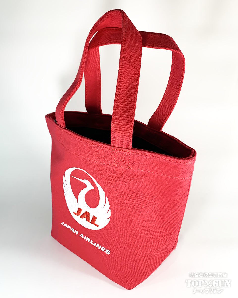 JALUX JALオリジナル スウェットミニトート RED 赤色 日本航空 [BJK9070]