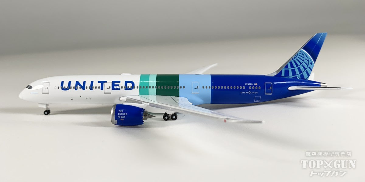 Herpa Wings B787-9 ユナイテッド航空 「The Future is SAF」 N24988 1