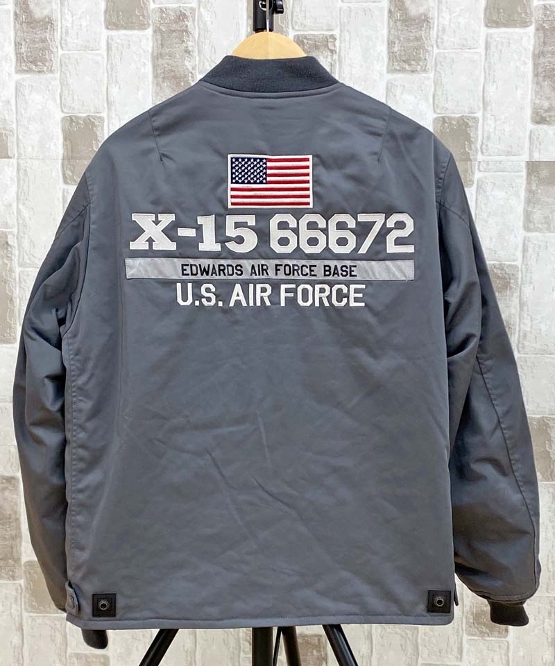 AVIREX アビレックス OPEN BOTTOMS MA-1 X-15 フライトジャケット – TopIsm