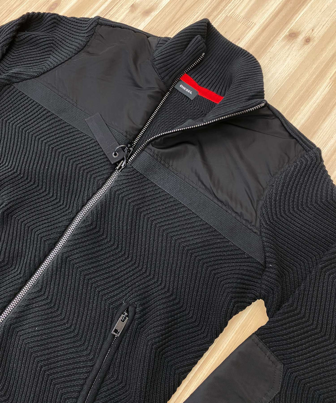 DIESEL ディーゼル ハイネックフルジップニットセーター – TopIsm