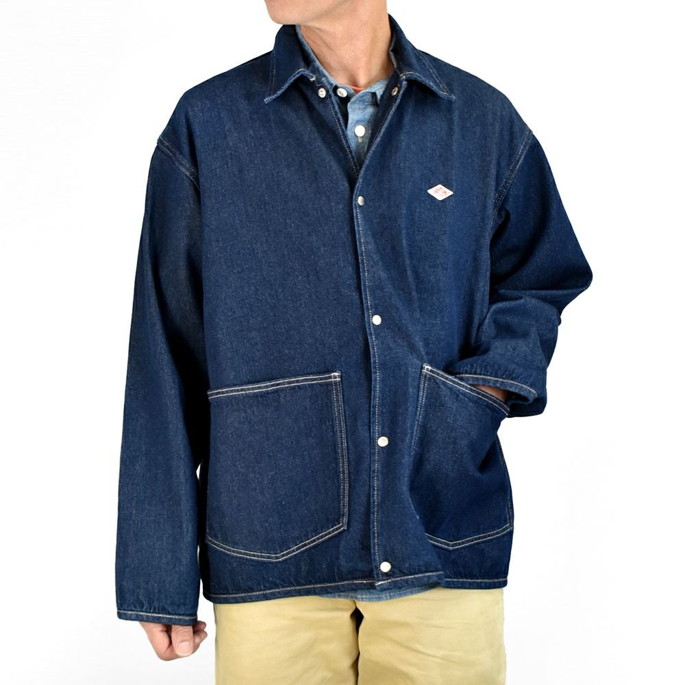 セール】ダントン (DANTON) MEN'S DENIM SHIRT JACKET COVERALL SHIRT